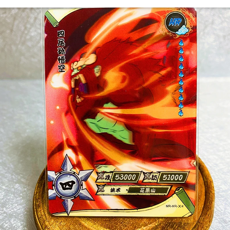 New Anime Naruto Hr Card Namikaze Minato Hidan Ramen Ichiraku Nine-Tailed Beast Game Collection Children's Toys Birthday Gifts