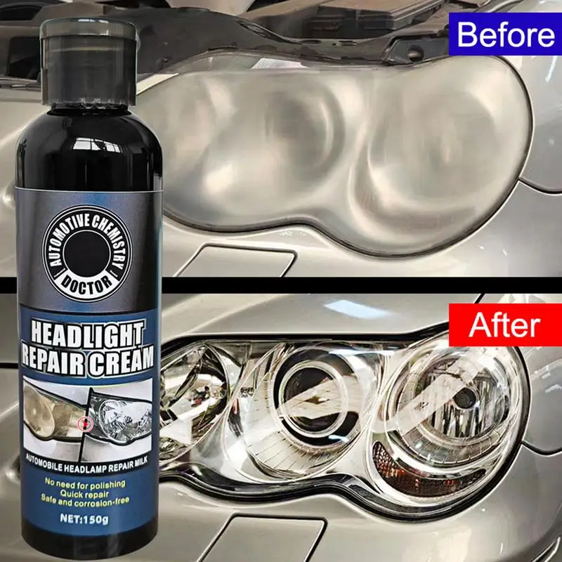 

Headlight Restoration Spray Car Light Cleaner Restorer Polishing Spray Headlamp Cleaner Oxidation Dirt Remover agent cleaning ki