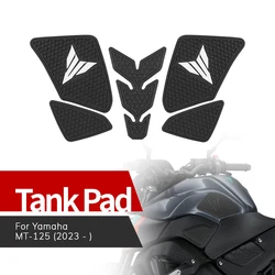 For Yamaha MT-125 MT125 MT 125 2023 2024- Motorcycle Side Fuel Tank Pads Protector Stickers Decal Gas Knee Grip Traction