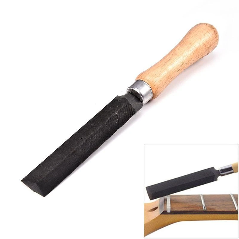 1PC Portable Guitar String Pillow Grinding File Guitar Nut File Instrument Hole Slot File Guitar Repair Making Tool