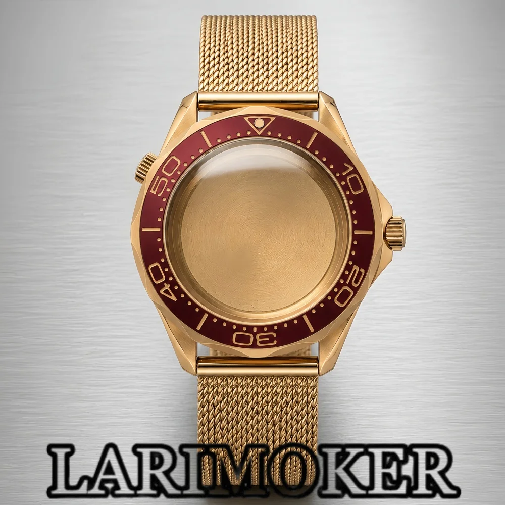 

LARIMOKER 41mm Stainless Steel Watch Case Domed Sapphire Crystal Ceramic Bezel Fit NH34 NH35 NH36 PT5000 ETA2824 Movement