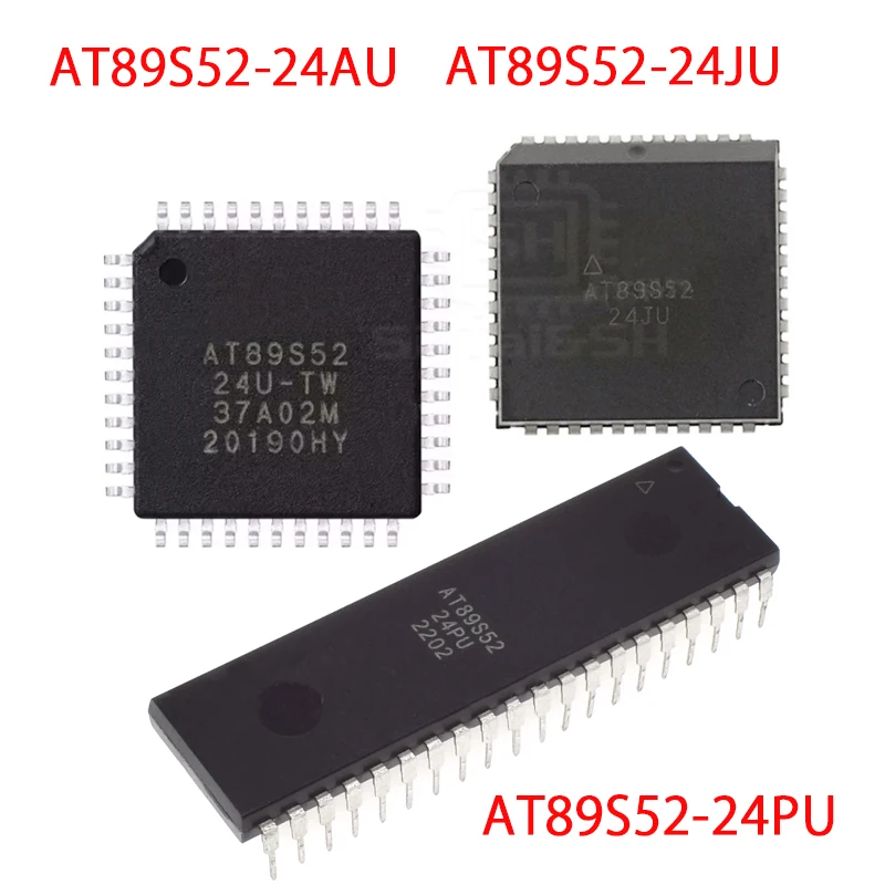 5PCS AT89S52-24AU AT89S52-24PU/JU C51 microcontroller