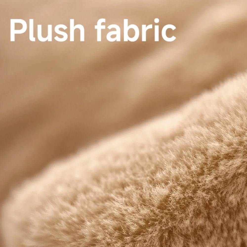 Sandal Cat Paw Bottom Plush Lop Rabbit Slides Cute Soft Bunny Slippers Thick Sole Lovely Winter Slippers Girls view 4