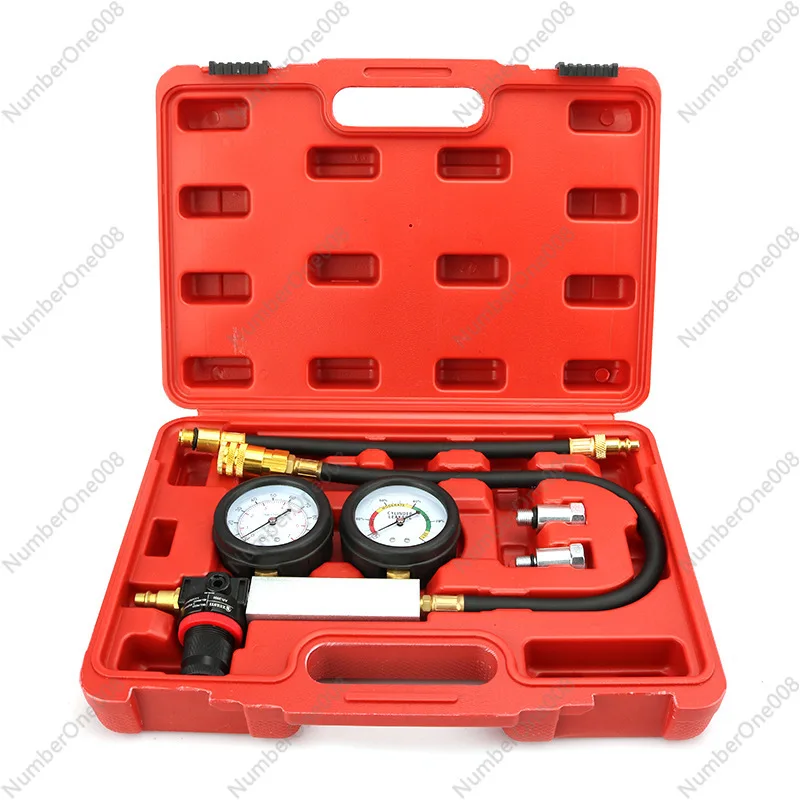 

TU-21 Gasoline Engine Cylinder Compression Tester Leak Detector Tool Kit Cylinder Compression Leak Tester, Leak Detector