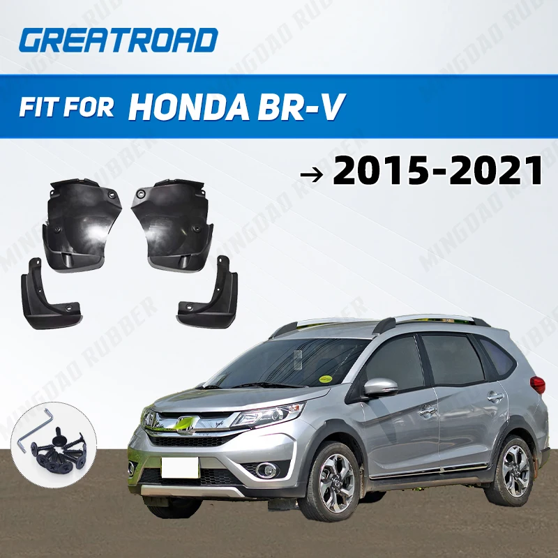 

Для Honda BR-V 2015- 20212016 2017 2018 2019 2020 брызговики на крыло брызговики брызговики автомобильные аксессуары