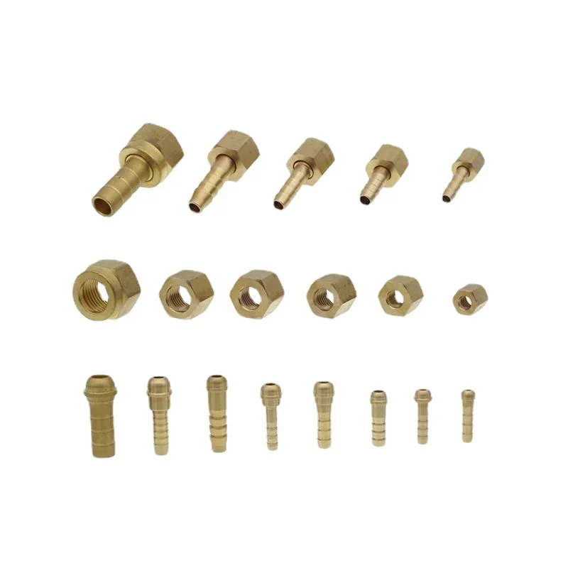 

6mm 8mm 10mm Hose Barb X M10 M12 M14 M16 Metric Female Right Left Hand Brass Pipe Fitting Coupler Connector Adapter Ball Head