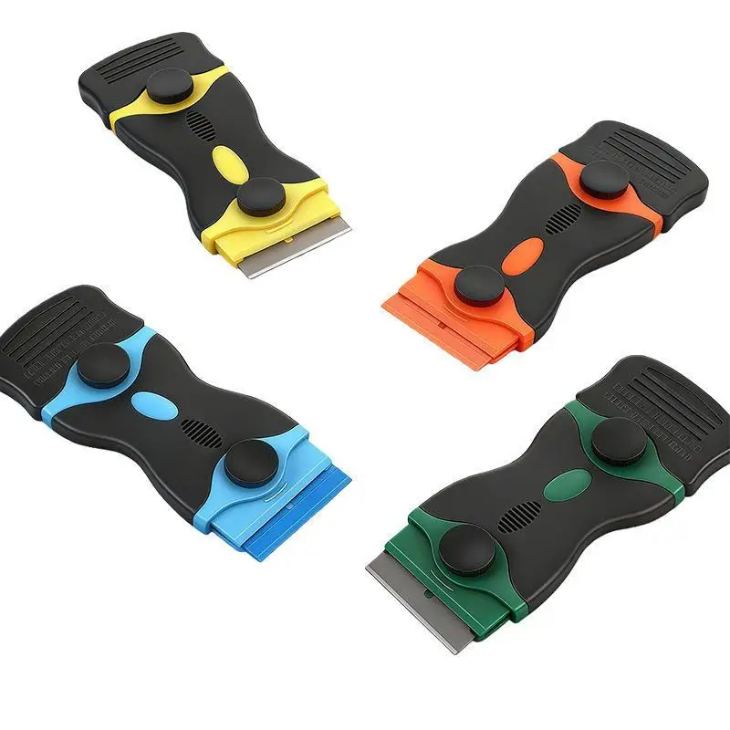 Automotive Adhesive Scraper Multi-functional Sticker Glue Remover 1 Set No Scratch for Car Body Decal Removal Cleaning