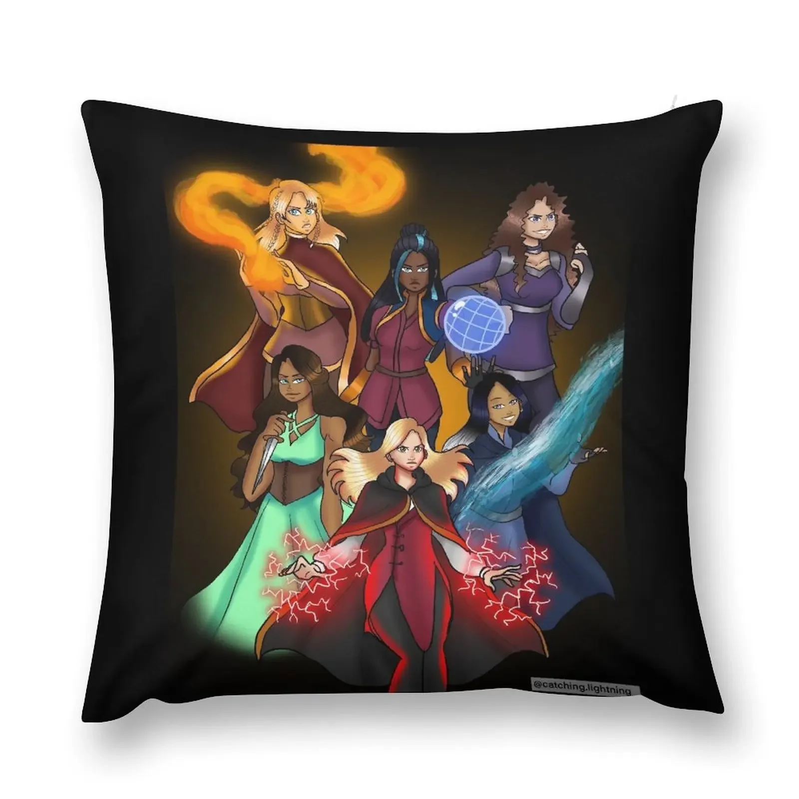 KOTLC Girls Group Portrait Throw Pillow Cushion Child bed pillows Pillow Cover pillow