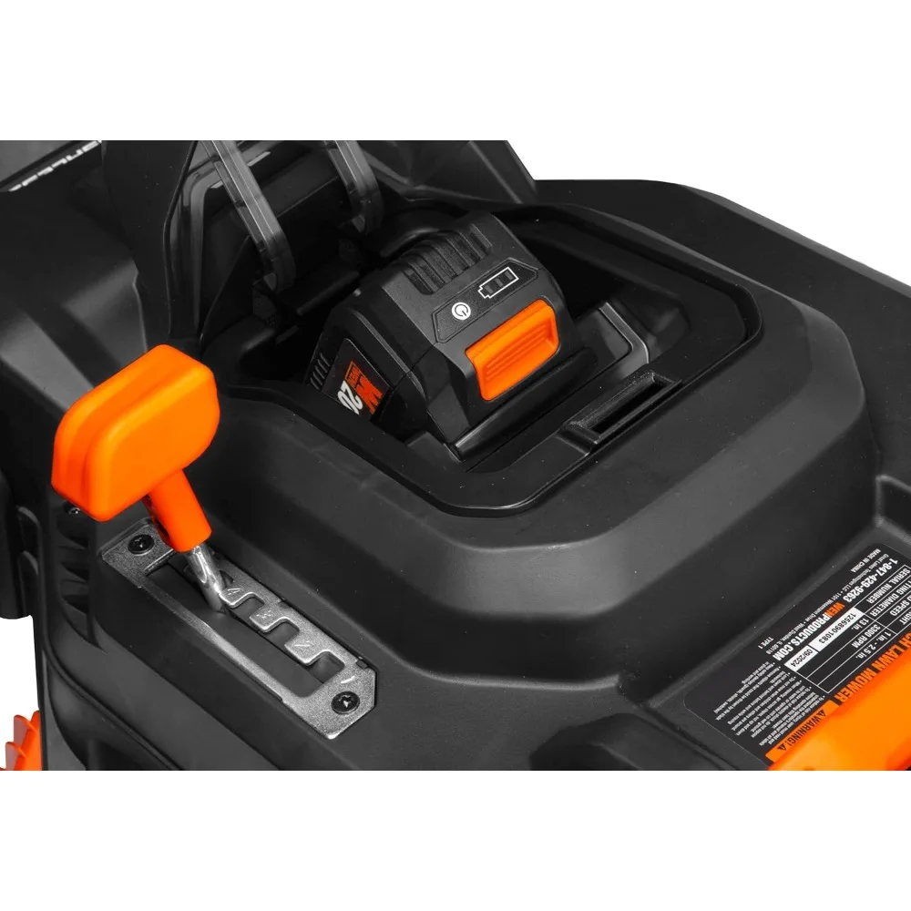 Kit combinado de cortador de grama e aparador de cordas de 15 polegadas sem fio máximo de 20 V com bateria de 5Ah e carregador (20VK2MLB)