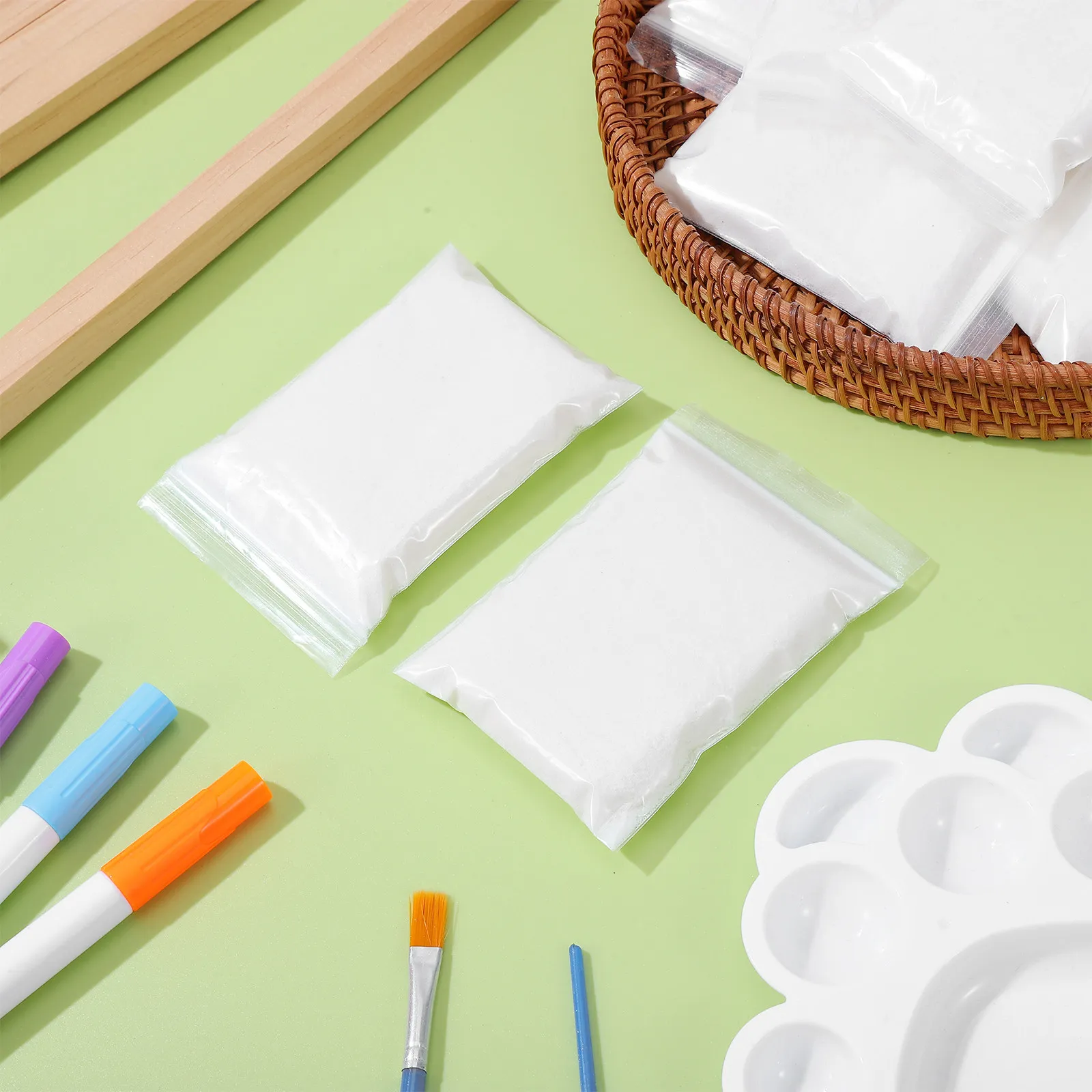 

20 пакетов миниатюрного строительного цемента для проектов DIY-домиков для кукол, прочный клей-цемент для мелких масштабных моделей