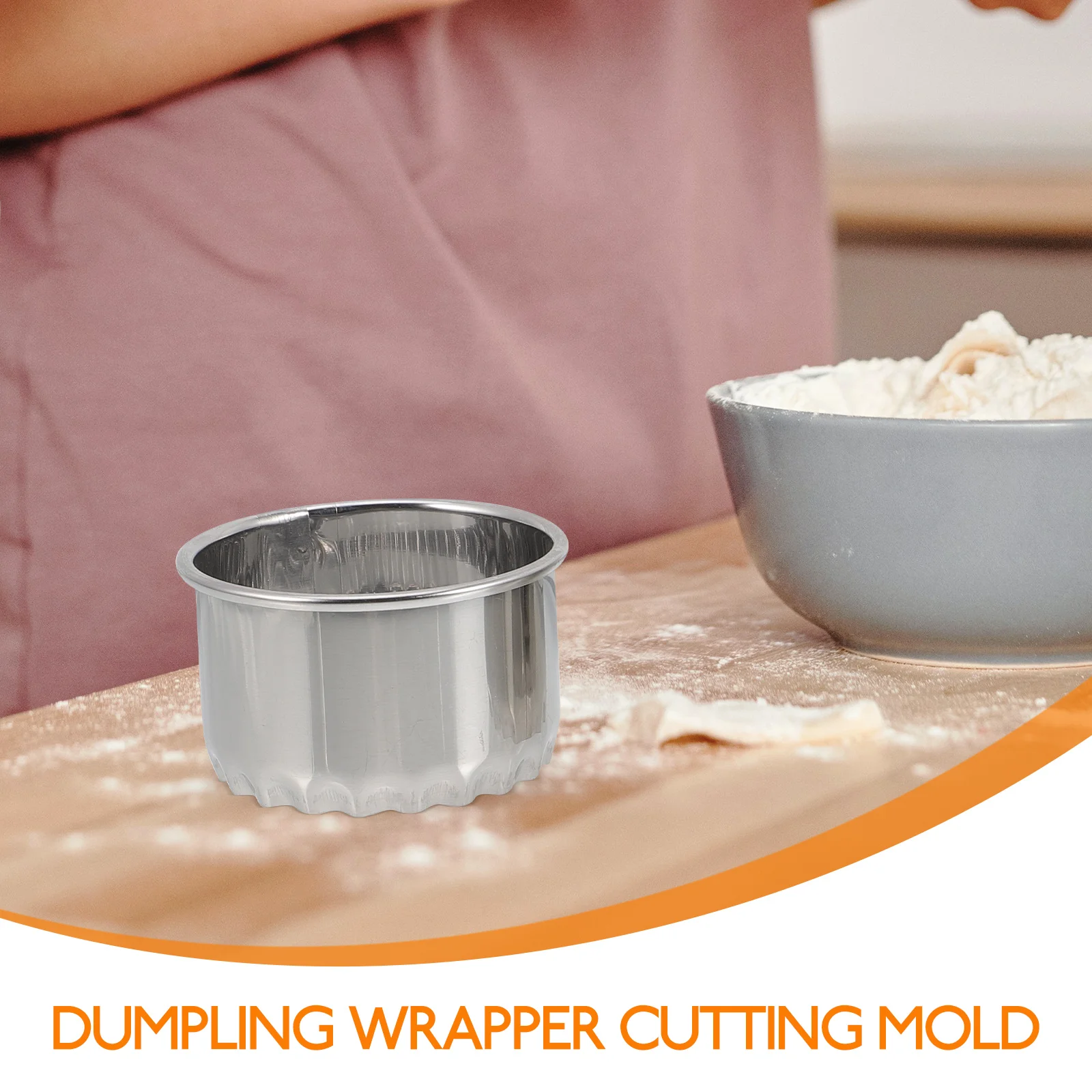 

Dumpling Skin Make Wrapper Dumplings Maker Cutter Round Wrappers Mould Moulds for Household
