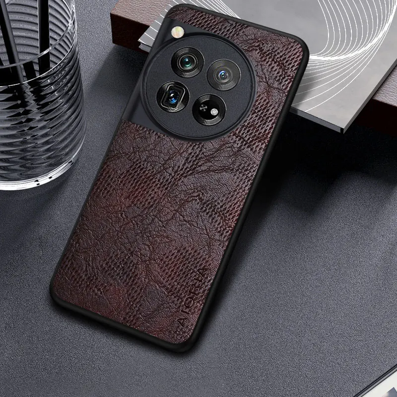 Case for OnePlus 11 11R 9R 9RT 10 9 8 7 6 ACE Pro 10T 9T 8T 7T 6T 5G Business wind cortex pattern Leather cover for 10t 9t  case