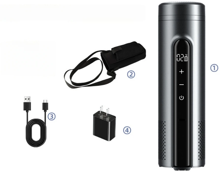 PoeticExist Reusable Modern Portable Rechargeable Insulin Refrigerated Cooler Box Leak Proof Design Car Home Dual-Use Food Grade