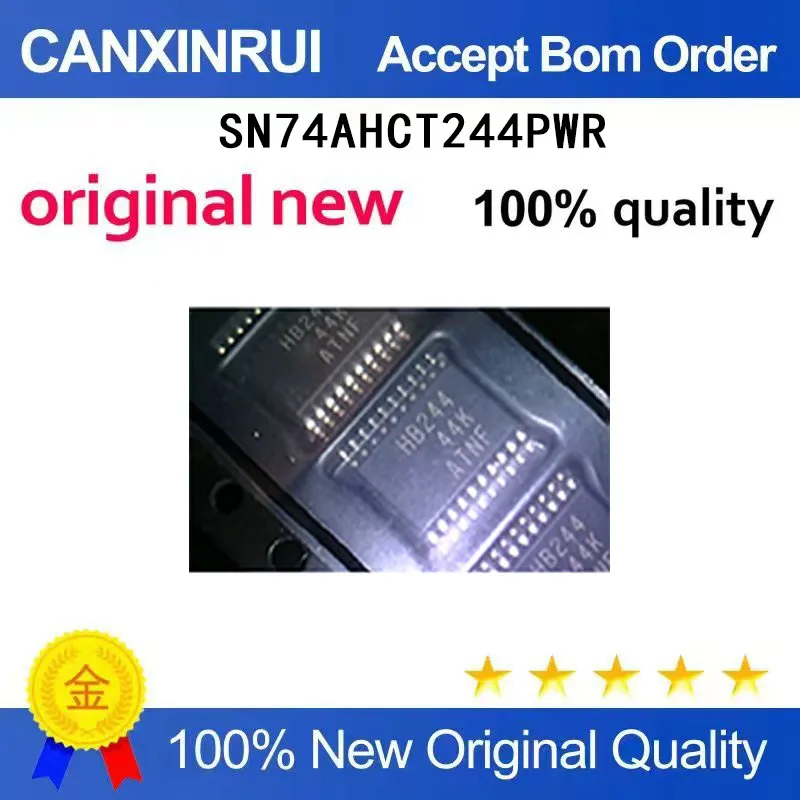 (5-100 Pieces) Brand new original SN74AHCT244PWR silk screen HB244 TSSOP-20 eight channel buffer/driver