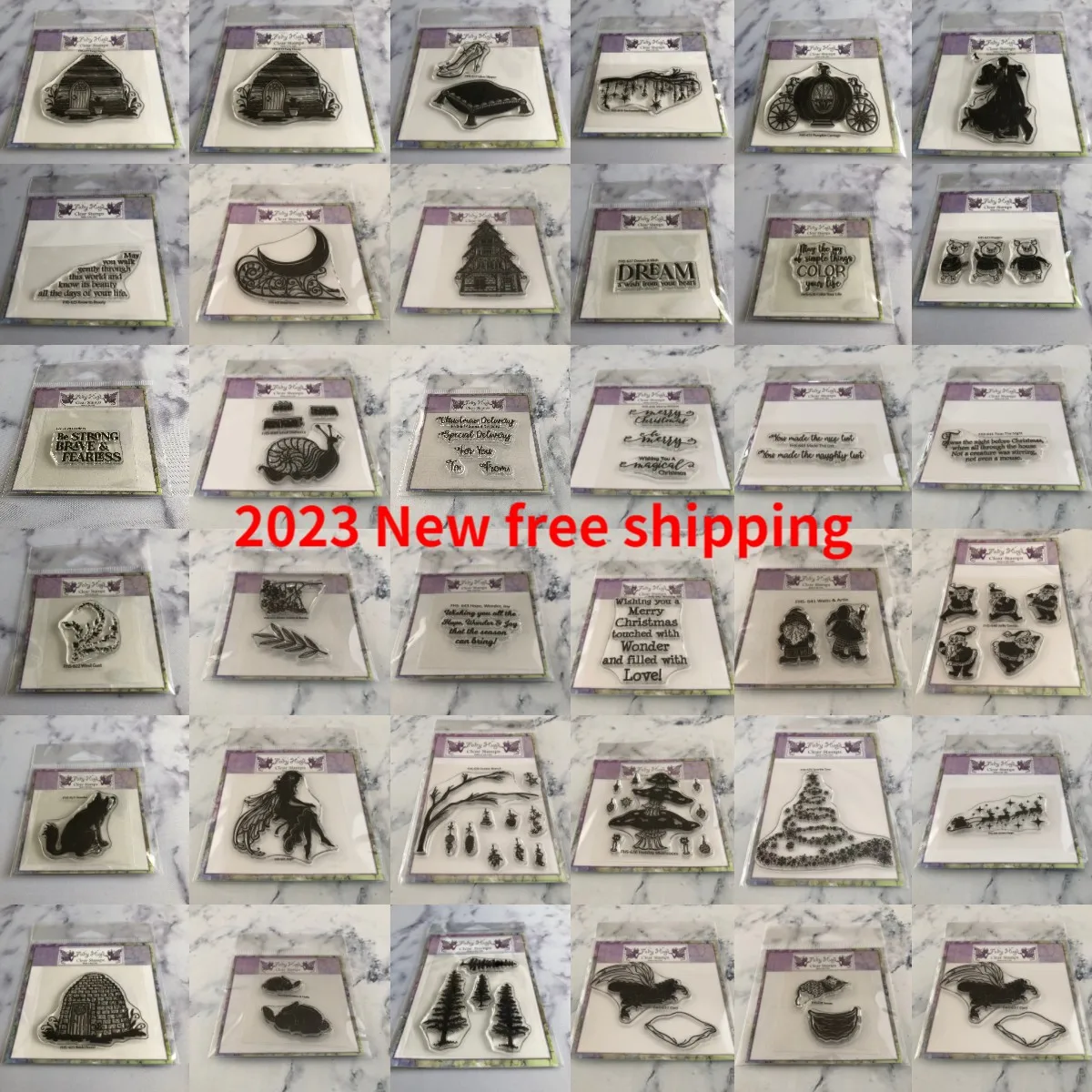 The Thorn Tree Santa Claus Straw House 2023 New Stamps Diy Scrapbooking Paper Handmade Album Embossing Card