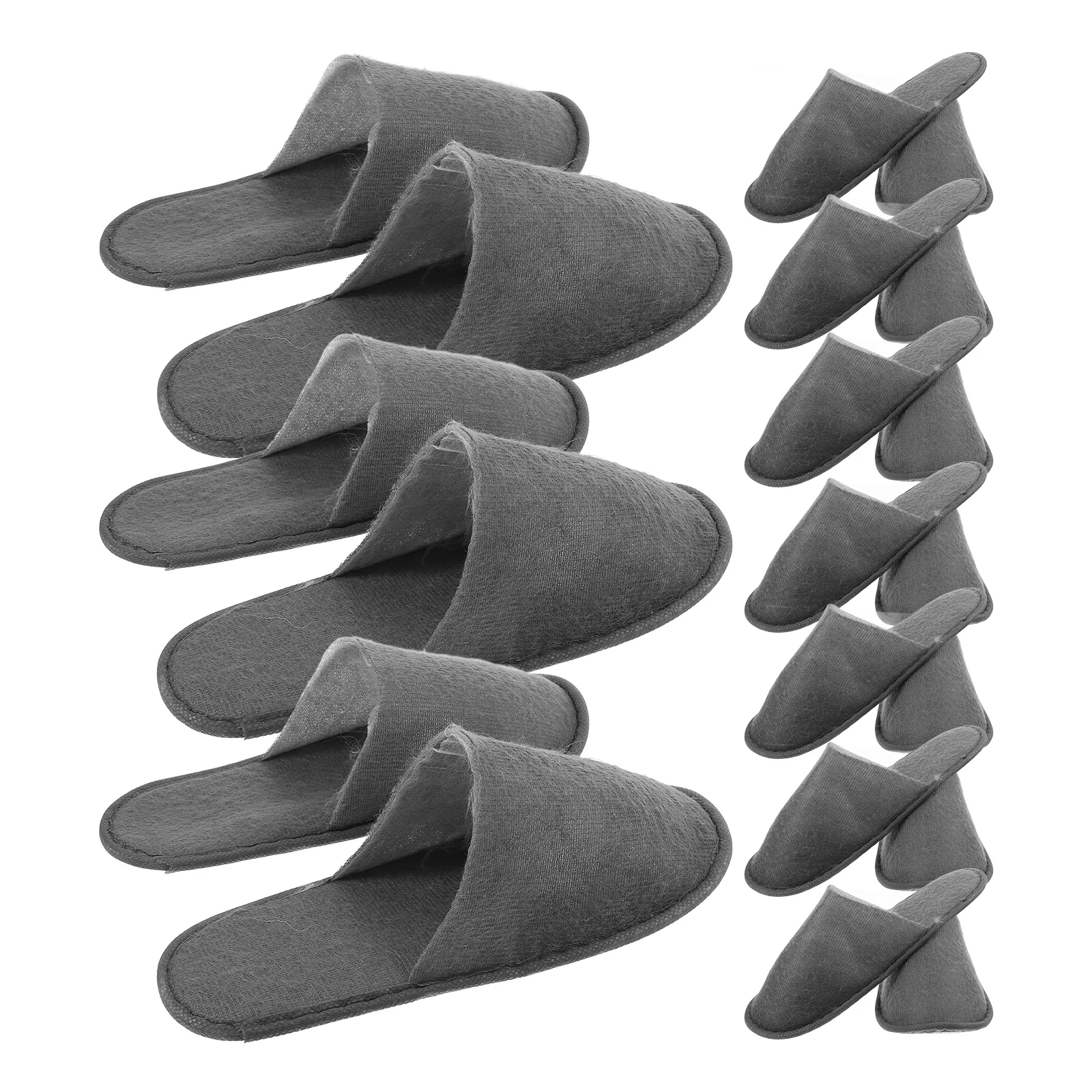 

10 Pairs Disposable Slippers Salon Spa Hotel Accessories Indoor Shoes for Women Guest Toiletries Home One-off