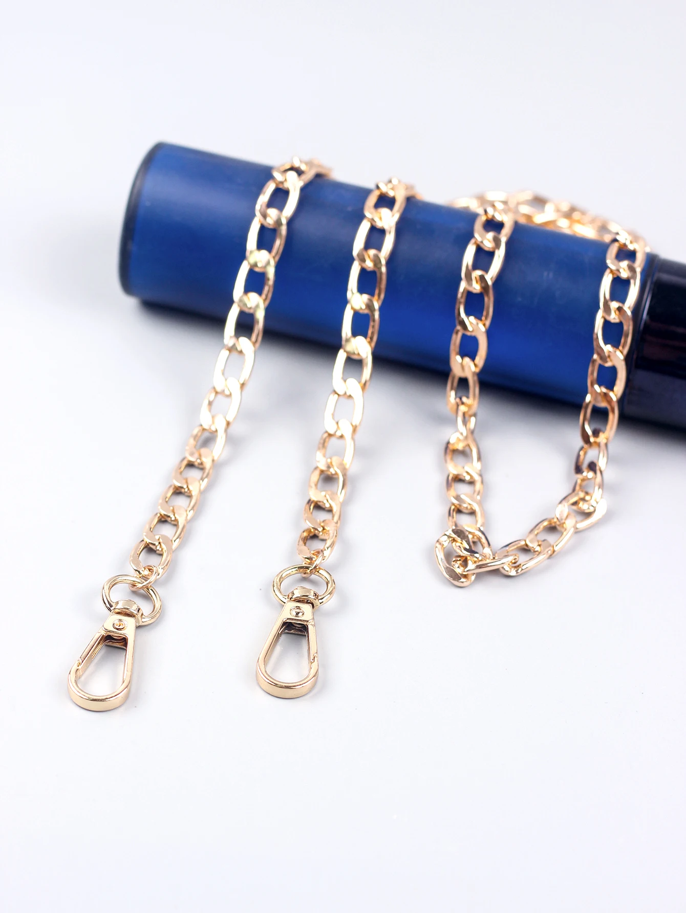 High-end bag chain accessories bag chain metal chain female bag belt diagonal cross shoulder portable flat chain single buy