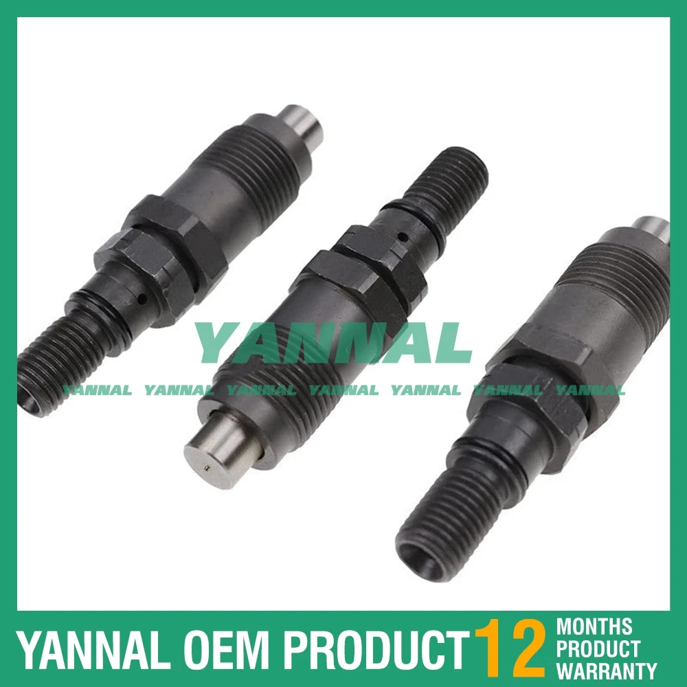 Aftermarket Part 3 PCS Fuel Injector AM100744 1403-3710 for John Deere Crawler 2210 4010 4100 4110