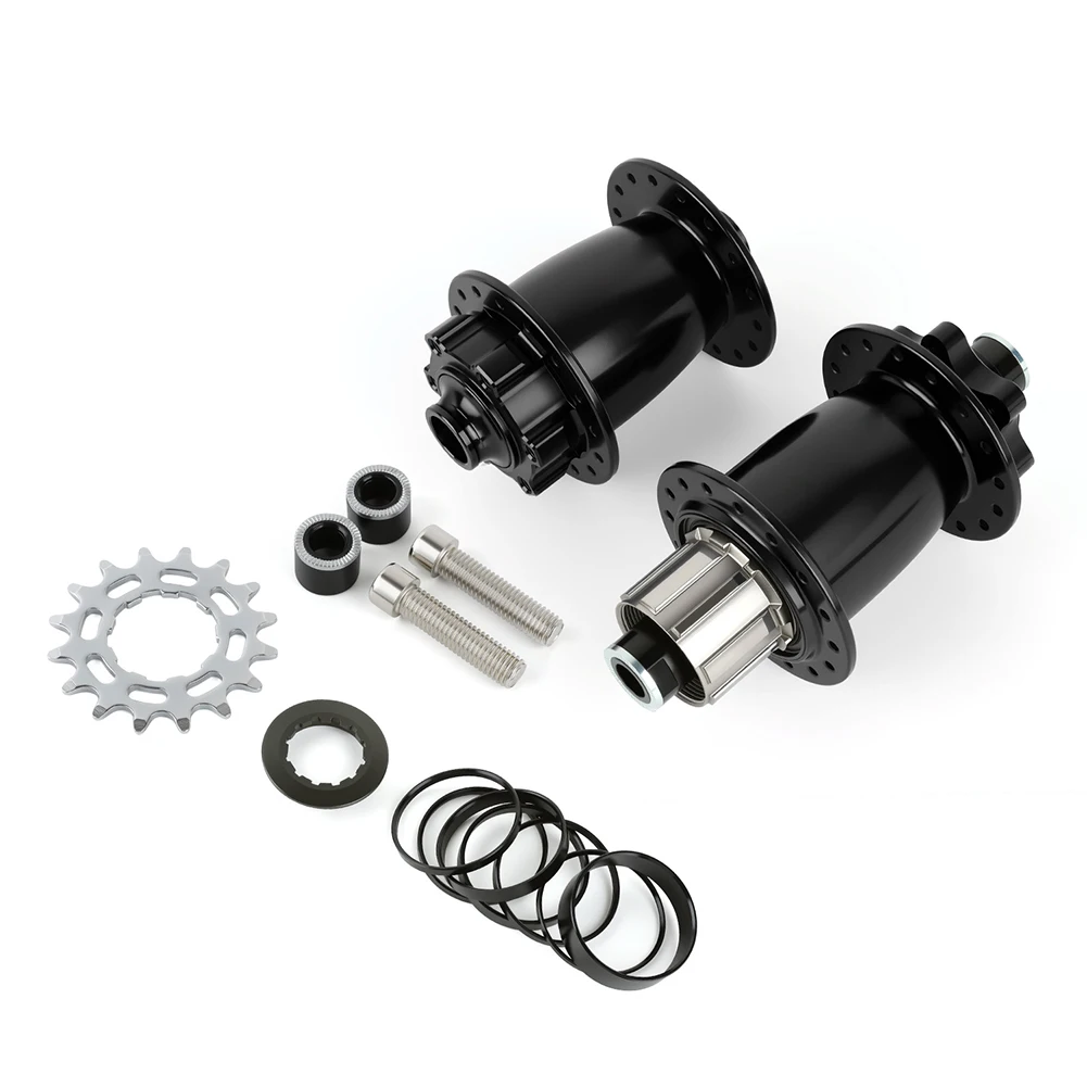 

Sealed Bearings Bicycle Hub 16T Freewheel Inner Diameter 10mm Single Speed Hub 32 Spoke Holes 6 Sealed Bearings