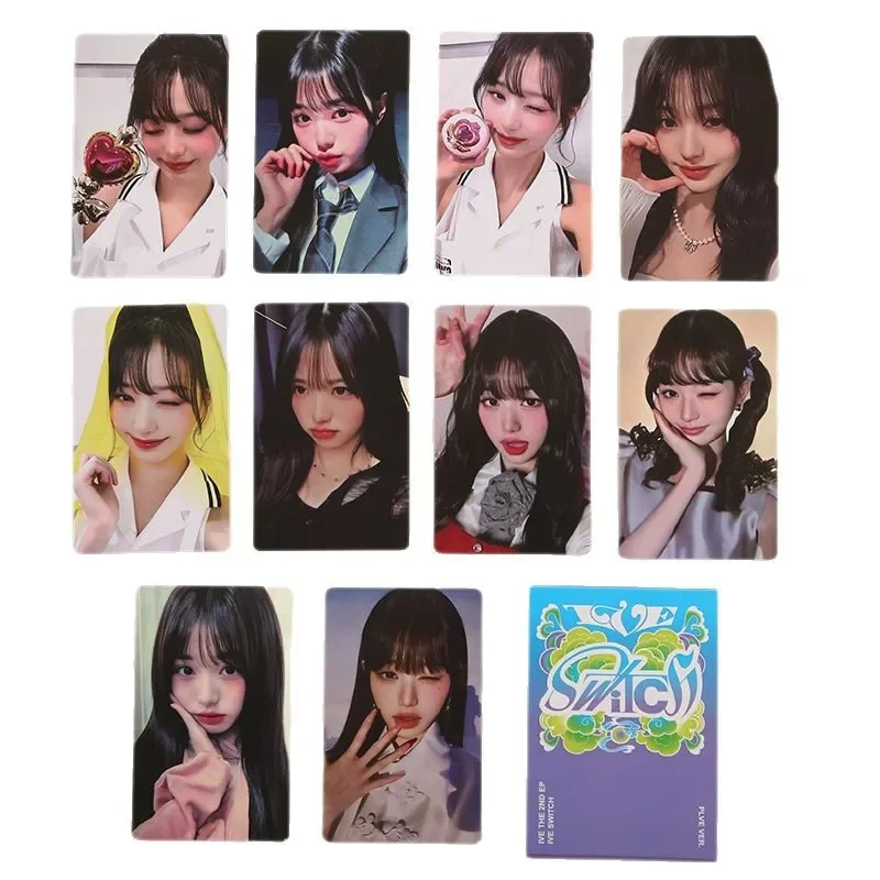 

IVE's Jang Won-young's New Album "Autumn" Features A High Level of Good Looks. SWITCH Small Card Collection Card Photo Card