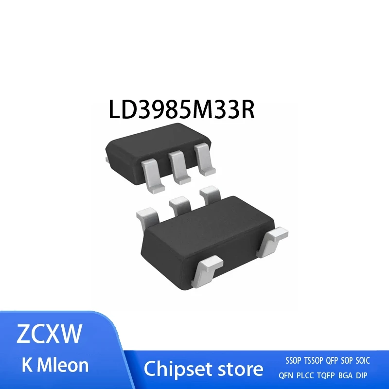 New 50PCS/LOT  LD3985M33R 4A2D SOT23-5 3.3V LD3985M   LD3985