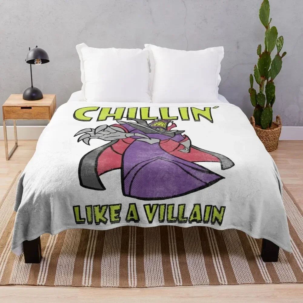 

Emperor Zurg is Chillin' Throw Blanket Blankets For Sofas Tourist Extra Large Throw Flannel Fabric Blankets