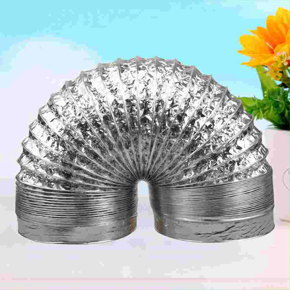 

High Temperature Resistant Double-layer Thickened Aluminum Foil Telescopic Air Duct Exhaust Fan Hose Ventilation Adapter Dryer