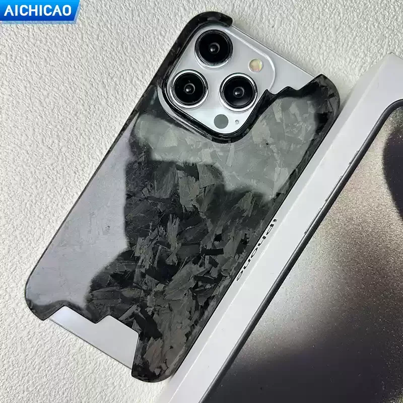 ACC - Etui na telefon z prawdziwego włókna węglowego do iPhone'a 16 Pro Max Ultracienkie, odporne na wstrząsy etui z czystego włókna węglowego iphone16 Pro