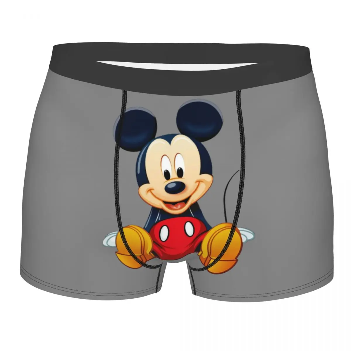 Custom Cool Mickey Mouse Boxers Shorts Panties Male Underpants Comfortable Briefs Underwear