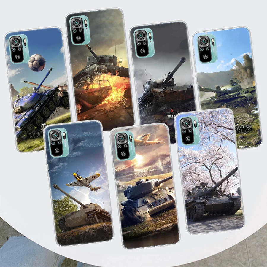 World Of Tanks Phone Case For Xiaomi Redmi 12 12C 10 10C 10A 9T 9C 9A 9 8 8A 7 7A 6 6A K20 K30 K40 Pro S2 Fundas Cover