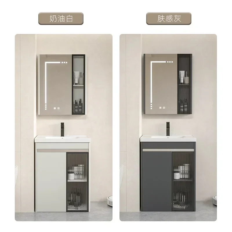

Modern Toilet Closet Sink Bathroom Floor Cabinets Ceramic Washbasin Bathroom Vanity Storage Space Saver Simple Bathroom Cabinets