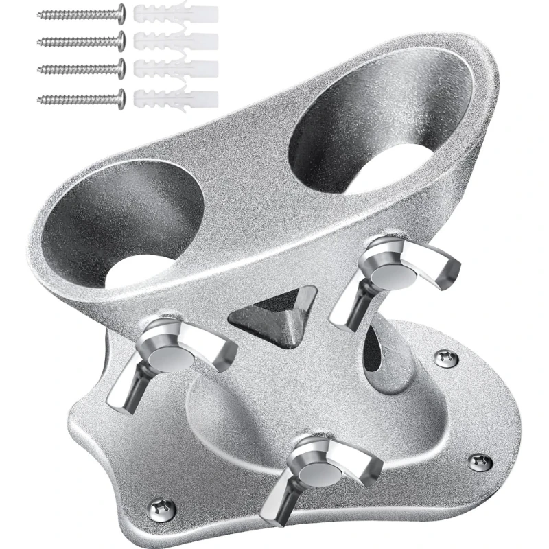 Commercial Grade Outdoor Flag Holder Aluminum Alloys Brackets Corrosion Resistant Fit Standard Flagpoles