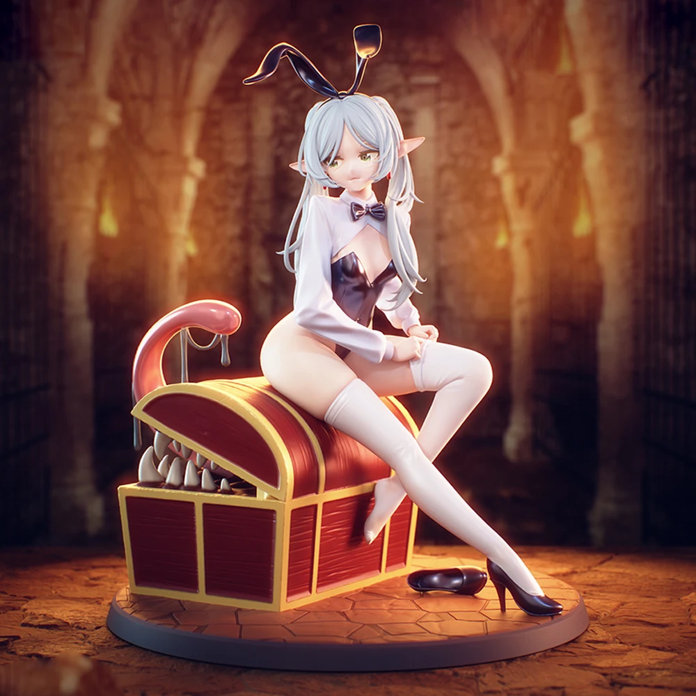 

1/24 3d Printing Model Kit Belle Rabbit Lady NSFW Doll Anime Figure Model Kit DIY Miniature Reduction Statue Unpainted Toys