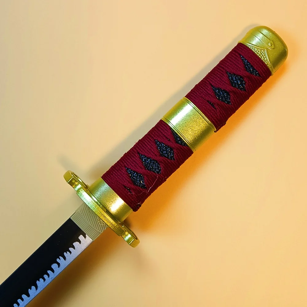 16 بوصة رورونوا زورو كاتانا الأصلي الساموراي صابر أنيمي تأثيري الدعامة السيف الحقيقي كاتانا النينجا شفرة السيف سكين لعبة غير حادة هدية #5