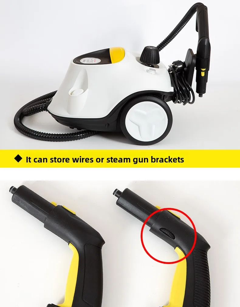 �Professioneller Dampfreiniger 2100 W – robustes Desinfektionsmittel für Autopflege, Polsterung, Fugenmörtelreinigung und Geruchsentfernung von Haustieren – Detail 15