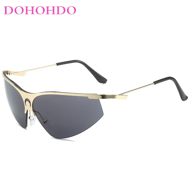 

DOHOHDO 2000S Personalized Y2K Sports Sunglasses Women Fashion Luxury Brand Sun Glasses Men Hip Hop Shades Retro Cool Streetwear