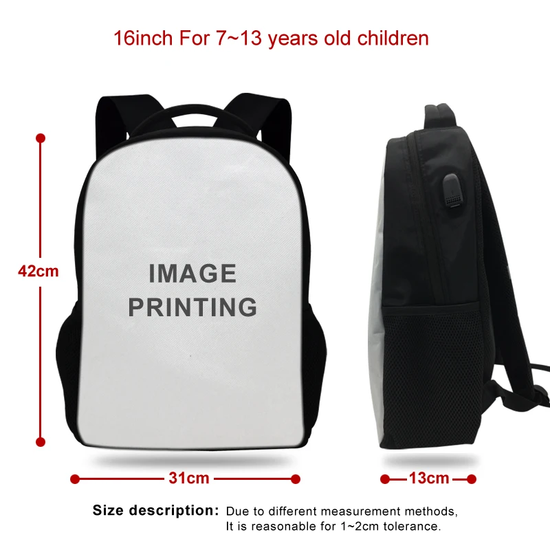 Mochila para adolescentes para niños y niñas Hasbulla Fighting meme Print, mochila escolar con carga USB para la escuela