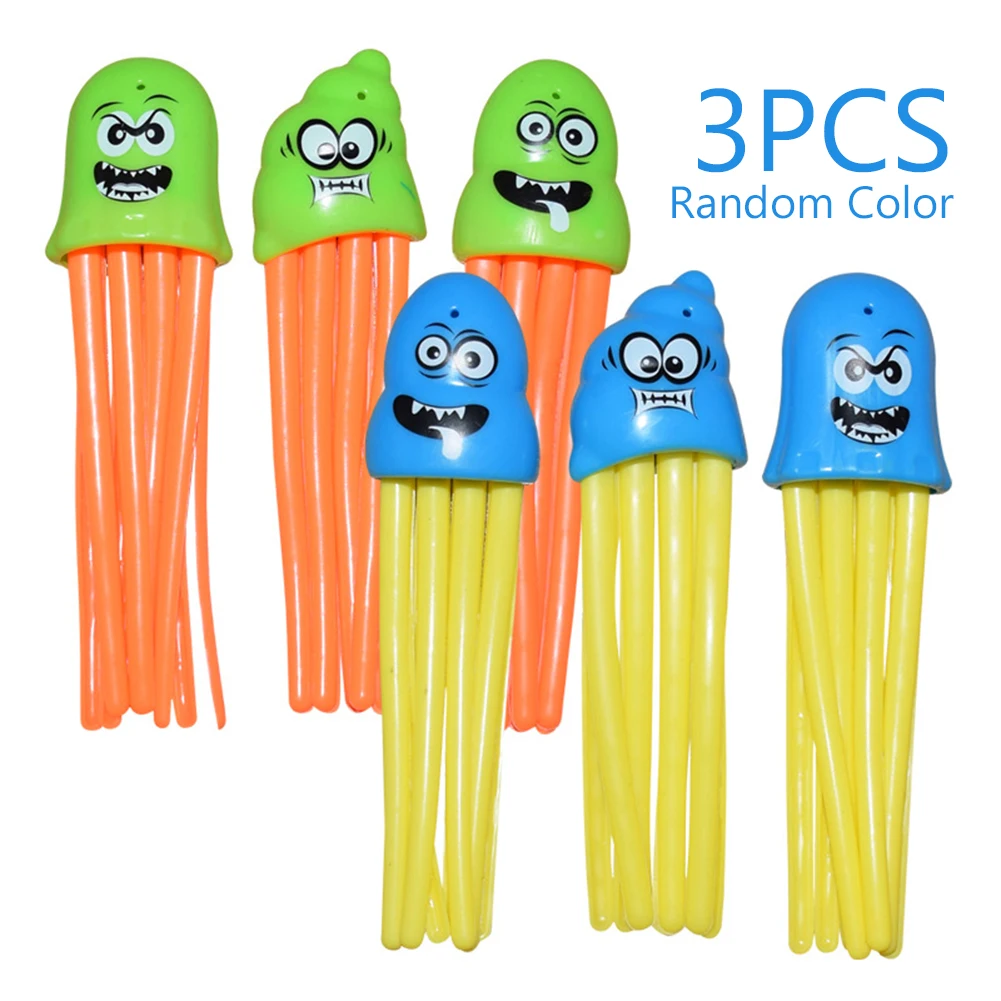 3 個の子供用植物おもちゃスポーツスイミングプールタコの形のダイビングトレーニングおもちゃ