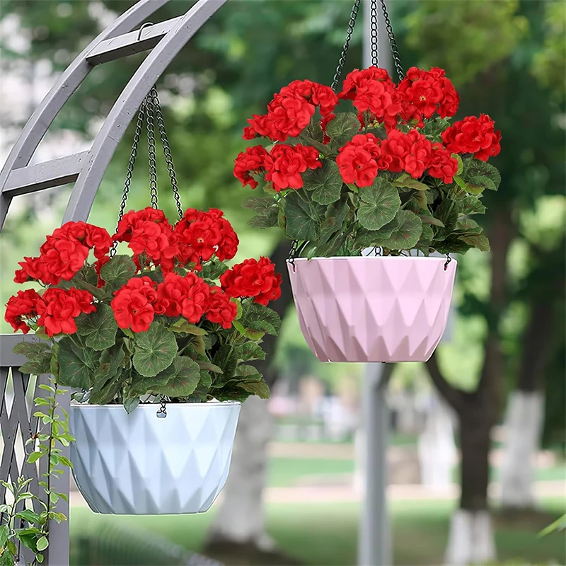 1/5 Peças Buquê de Flores Artificiais Flor Haitang Flores de Seda Falsas para Decoração de Casa Jardim Casamento Ornamento Externo