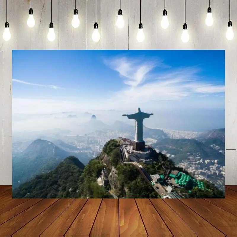 Brazilian Style Background Freedom Birthday Decoration Football Kingdom Star Photo Hot Custom Backdrop Monte Cristo Party Banner