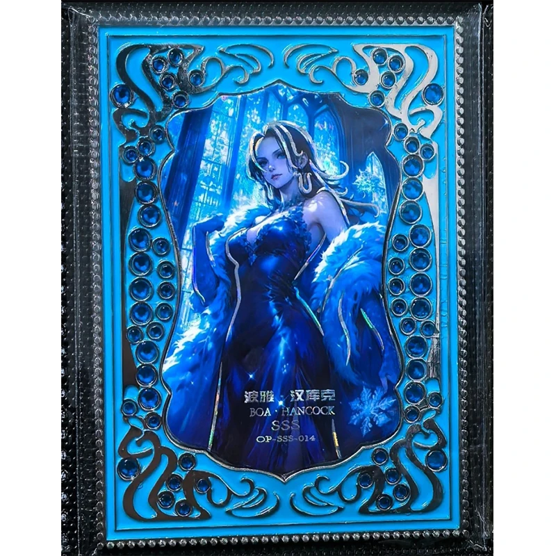 Anime One Piece Nico Robin Boa Hancock Yamato Vivi Uta Reiju Rare Diamond Card Collection Cards Birthday Gifts Children\'s Toys