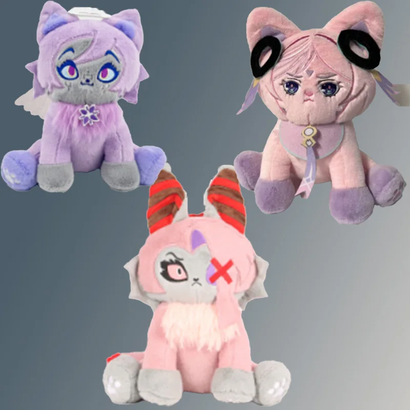 jogo-quente-anime-meow-brinquedo-de-pelucia-anime-figura-gato-plushies-boneca-animais-de-pelucia-brinquedo-para-criancas-presente-aniversario-decoracao-do-quarto