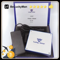 Minero BTC Lucky, Lv07, 1TH/S, SHA256, 25W, btc, bch, bsv, dgb, WIFI, silencioso, Cripto, para el hogar, minería de Bitcoin ASIC