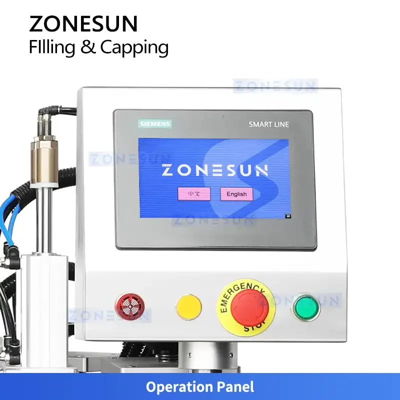 ZONESUN ZS-AFCU1M Auto Monoblock Magic Remover Pen Filling Machine Cosmetic Marker Liquid Filling Tip Feeding Capping Machine