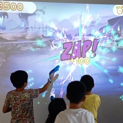 Toy Pistol 22 Interactive Wall Games Gun Shooting Hunting Children Indoor Fun Playing Oway Interactive Touch Projection System