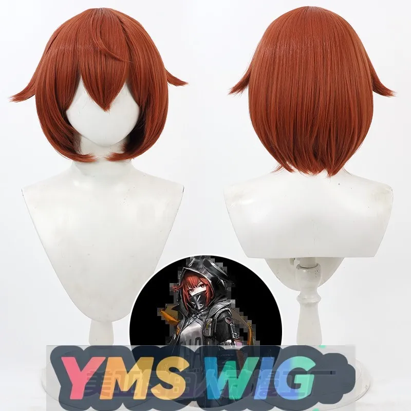

【YMS WIG】Arknights Assassin Cosplay Wig BOSS Scalp Style Bob Five-Star Operator
