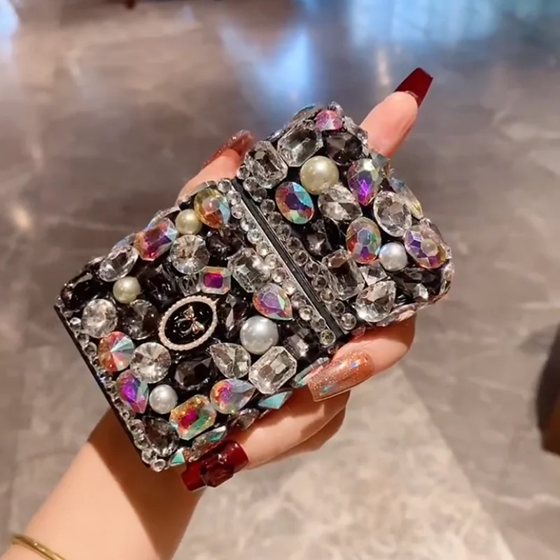 

Раскладушка из алмазного сплава, портсигар, портативная коробка для курильщика, тонкий защитный чехол для женских инструментов для дыма