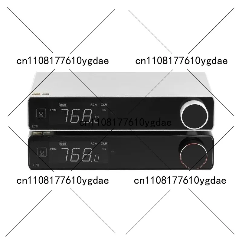 

Декодер E70 Es9028pro с Bluetooth 5.1, поддержкой Xu316, 32 бит/768 кГц, DSD512, выходами RCA и XLR, с пультом дистанционного управления, ЦАП
