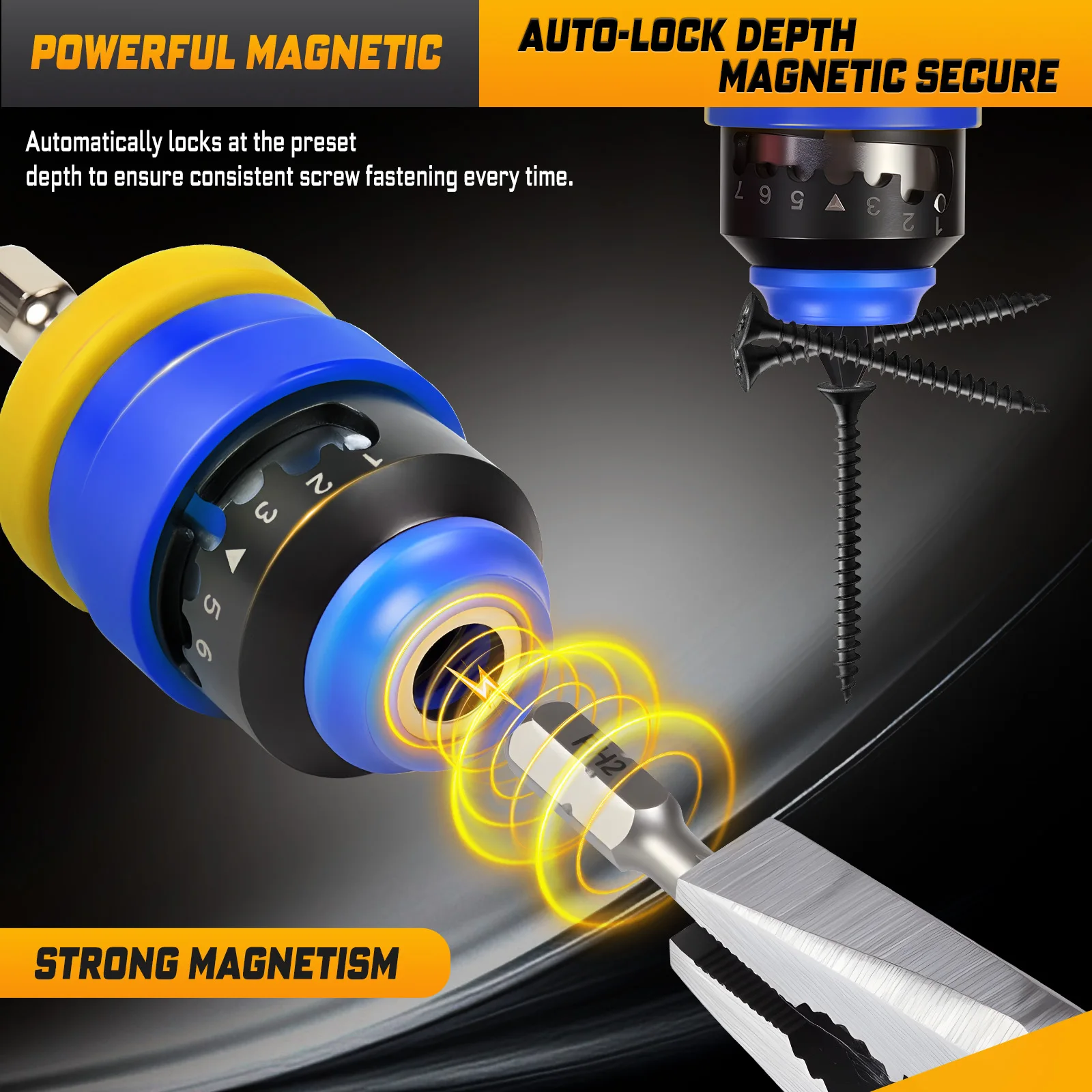 Juego de brocas avellanadoras Geinxurn, brocas avellanadoras de acero de alta velocidad CNC de precisión para madera, plástico y Metal