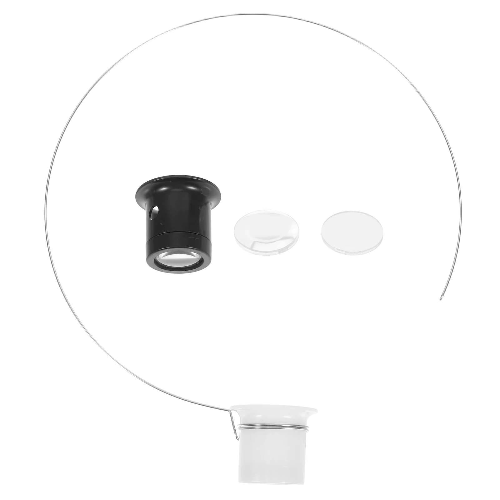 

1Set Magnifying Lens Head Mounted High Definition Resin Lens Easy Use for Watch Repair Jewelry Making Miniature Painting Loupe